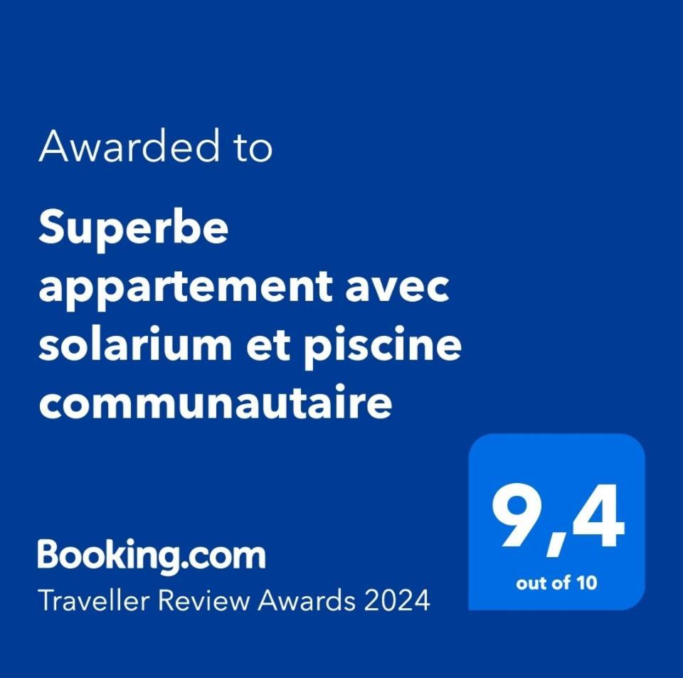 Superbe Appartement Avec Solarium Et Piscine Communautaire 로지즈 외부 사진